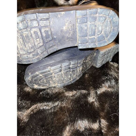 Chooka Ladies' Mid Height Boots - BLACK rain boots size 6 - Picture 4 of 4